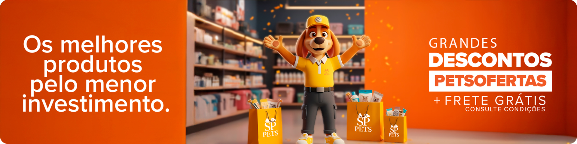 Grandes descontos PetSofertas — os melhores produtos pelo menor investimento, com frete grátis. Consulte condições.